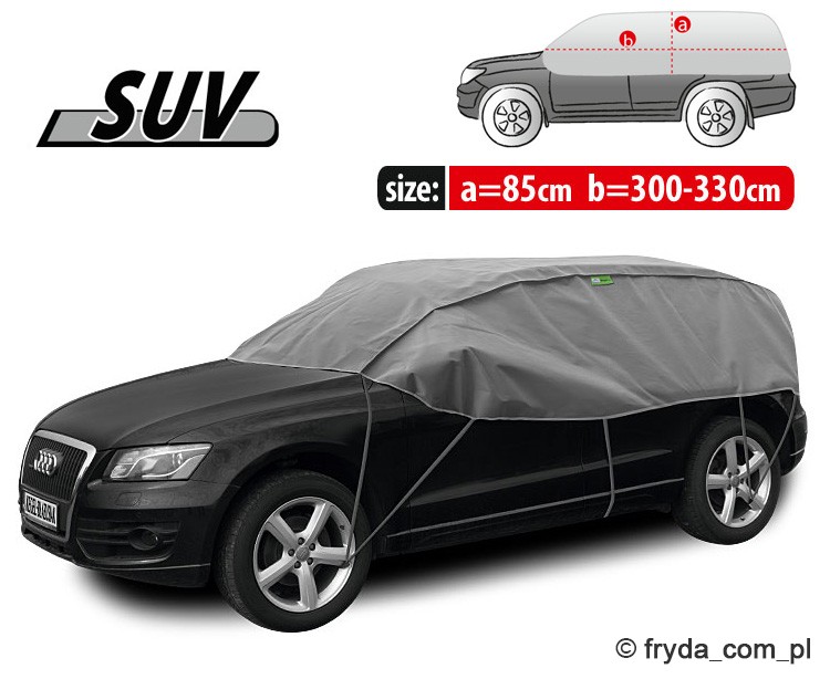 Pokrowiec na dach i szyby samochodowe WINTER Optimal SUV